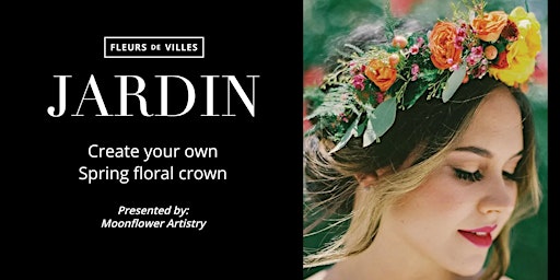 Create your own spring floral crown  primärbild