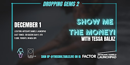 Dropping Gems 2 | Show Me The Money! w. Tessa Balaz