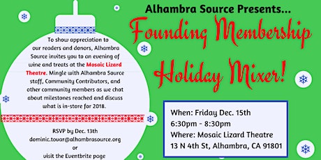 Alhambra Source Holiday Mixer primary image