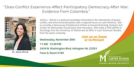 Does Conflict Experience Affect Participatory Democracy After War?