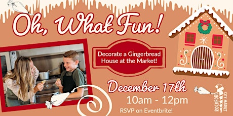 Decorate a Gingerbread House at the Market!