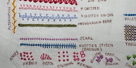In-Person Stitch Foundations: Couched and Laid Stitches with Laura Tandeske
