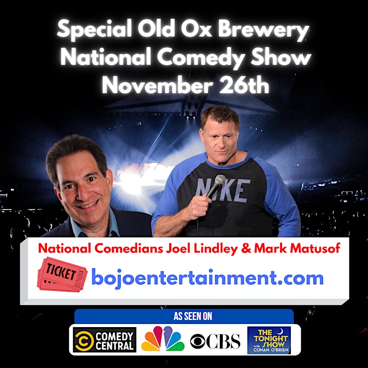 Post Thanksgiving-Old Ox Brewery National Comedy Show image