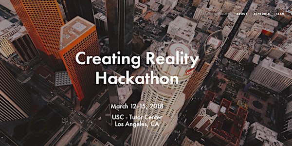 Creating Reality AR/VR Hackathon Outreach Meeting