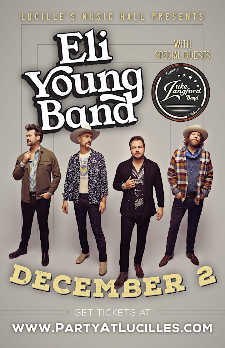 Eli Young Band w/ Special Guest Luke Langford Band image