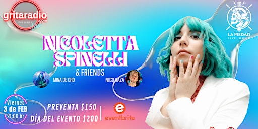 Nicoletta Spinelli & Friends en La Piedad  Live Music