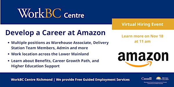 A Career with Amazon-Virtual Hiring Event