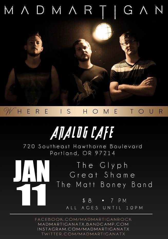 Mad Martigan, The Gliss, Great Shame, The Matt Boney Band