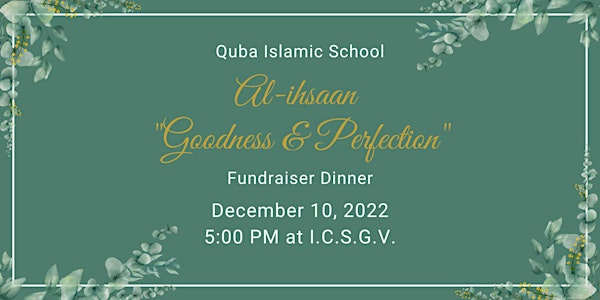 Al-ihassan "Goodness & Perfection"