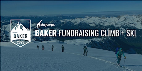 SheJumps Mt. Baker Fundraising Climb + Ski 2023 Descent (May)