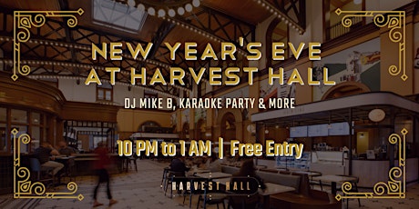New Year's Eve at Harvest Hall