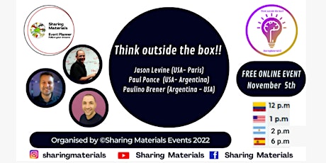 Image principale de Sharing Across Nations "Think outside the box!!"