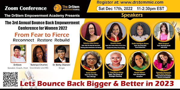 3rd Annual Bounce Back Empowerment  Conference 2022