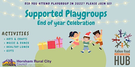 Imagem principal do evento HRCC Supported Playgroups END OF YEAR CELEBRATION