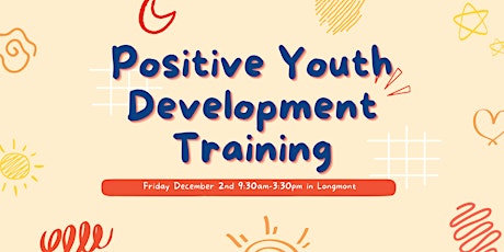 Positive Youth Development Training - Longmont primary image