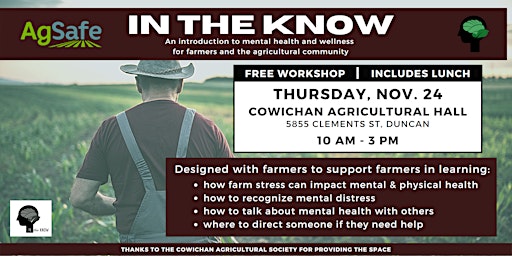 In the KNOW  - Mental Health Literacy for farmers and their community primary image