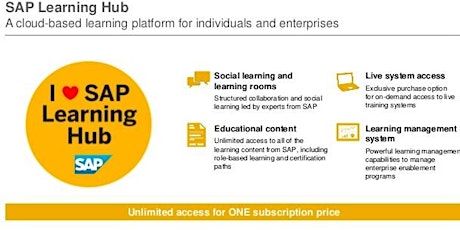 Image principale de SAP Learning Hub special bundled with APICS CPIM Part 1 (limited offer for 50 participants)