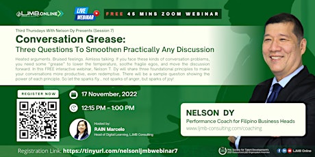 Conversation Grease: Three Questions To Smoothen Practically Any Discussion primary image