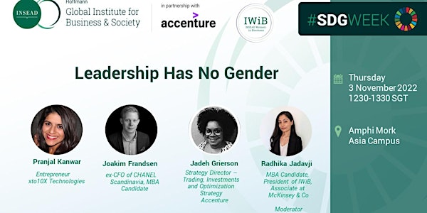 Panel Leadership has no Gender