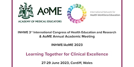 Primaire afbeelding van AoME INHWE 2023: Learning Together for Clinical Excellence, 27-29 June 2023