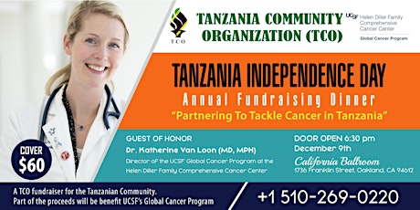 Tanzania Independence Day - Annual Fundraising Dinner  primary image