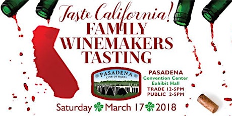 Family Winemakers - 2018 Pasadena Volunteer Registration primary image