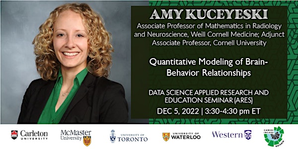 Data Science Applied Research and Education Seminar: Amy Kuceyeski