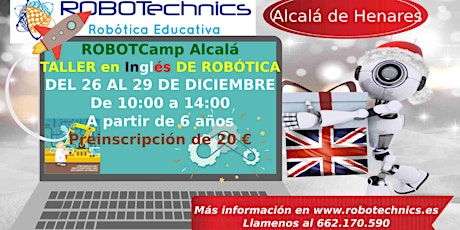 ROBOTCamp Alcalá - Campamento En Inglés De Robótica
