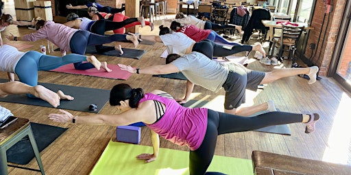 All-Levels Yoga Class at Quenched & Tempered - [Bottoms Up! Yoga & Brew]