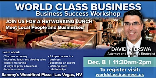 Business Networking and Success Lunch