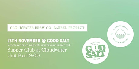 Good Salt X Cloudwater Supper Club primary image
