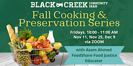 Fall Cooking and Preservation Series