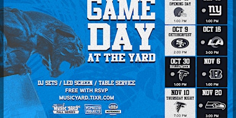 GAME DAY vs Seahawks @ The Music Yard