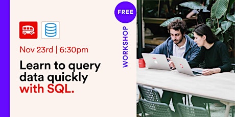 Online workshop: Learn to write your first SQL queries