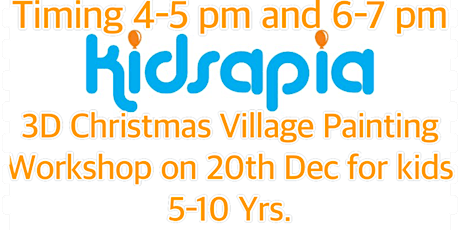 Christmas Painting workshop for kids aged 5-10 yrs (Erin Mills Town Center)