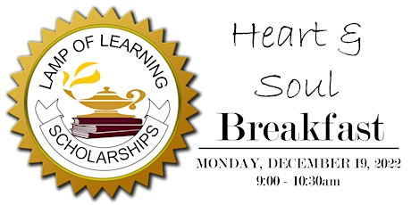 Lamp of Learning  Heart & Soul Breakfast - 2022