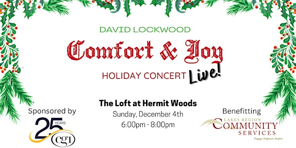 Holiday Benefit Concert Featuring Live Music by David Lockwood