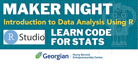 Introduction to Data Analysis Using R Maker night - In Person Event!
