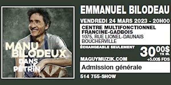 Emmanuel Bilodeau, 2e One-Man Show, Dans le pétrin !