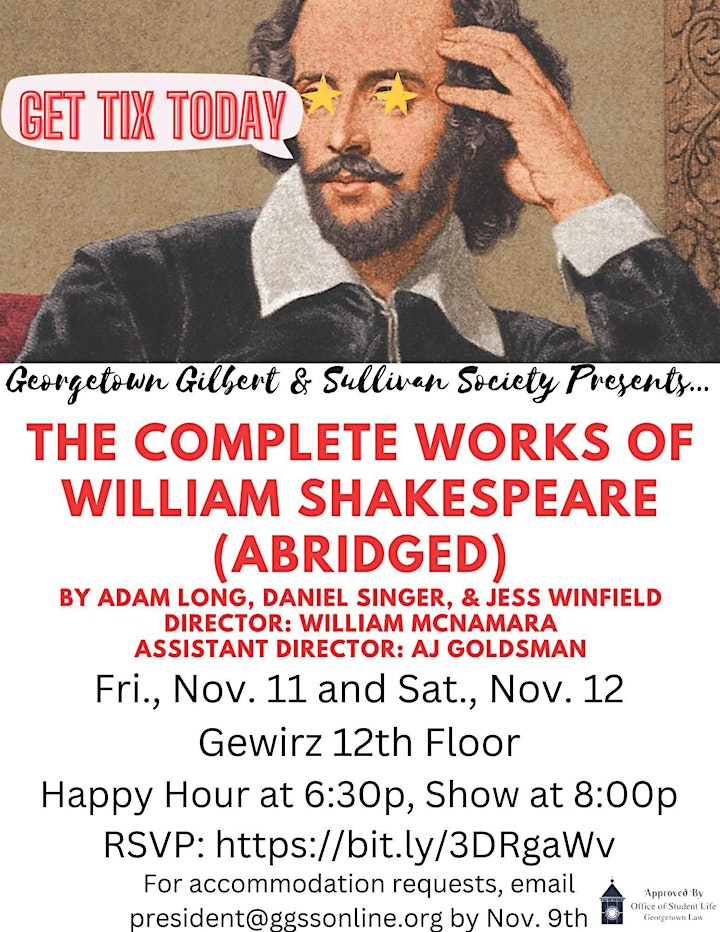 GGSS Presents: The Complete Works of William Shakespeare (abridged)! image