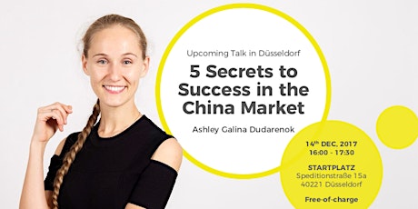 Marketing Seminar - 5 Secrets to Success in the China Market primary image