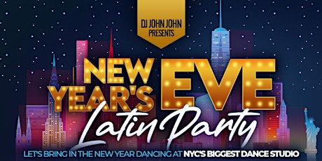 New Year's Eve Latin Party at NYC's Biggest Dance Studio