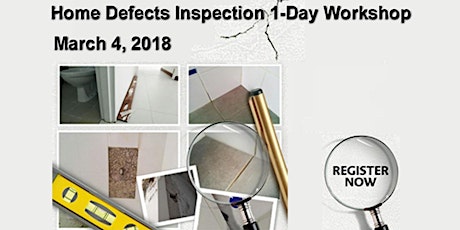 Home Defects Inspection 1-Day Workshop  primary image