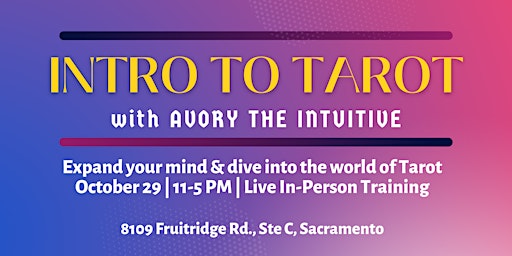 Copy of Intro to Tarot With Avory The Intuitive