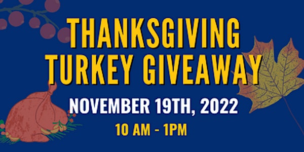 Thanksgiving Turkey Drive 2022