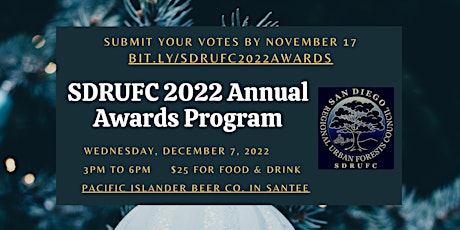 SDRUFC 2022 Annual Awards Program