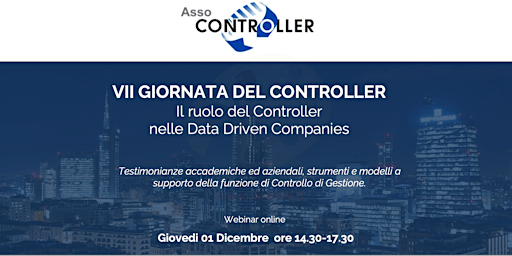 Il  Controller nelle Data Driven companies - VII Giornata del Controller