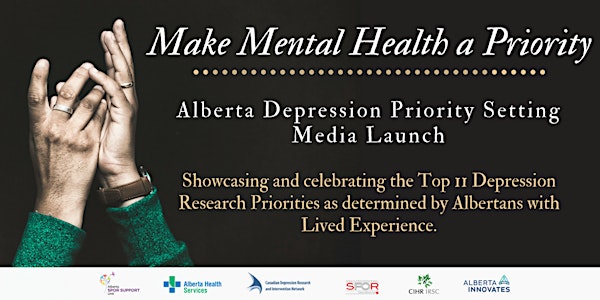 Alberta Depression Priority Setting Media Launch