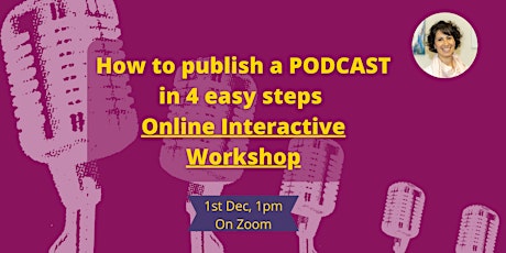 How to publish a podcast in 4 easy steps with Maria Newman