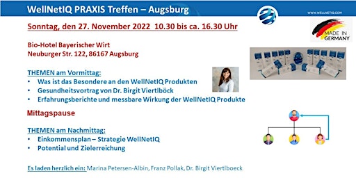 WellNetIQ Praxis-Treffen Augsburg